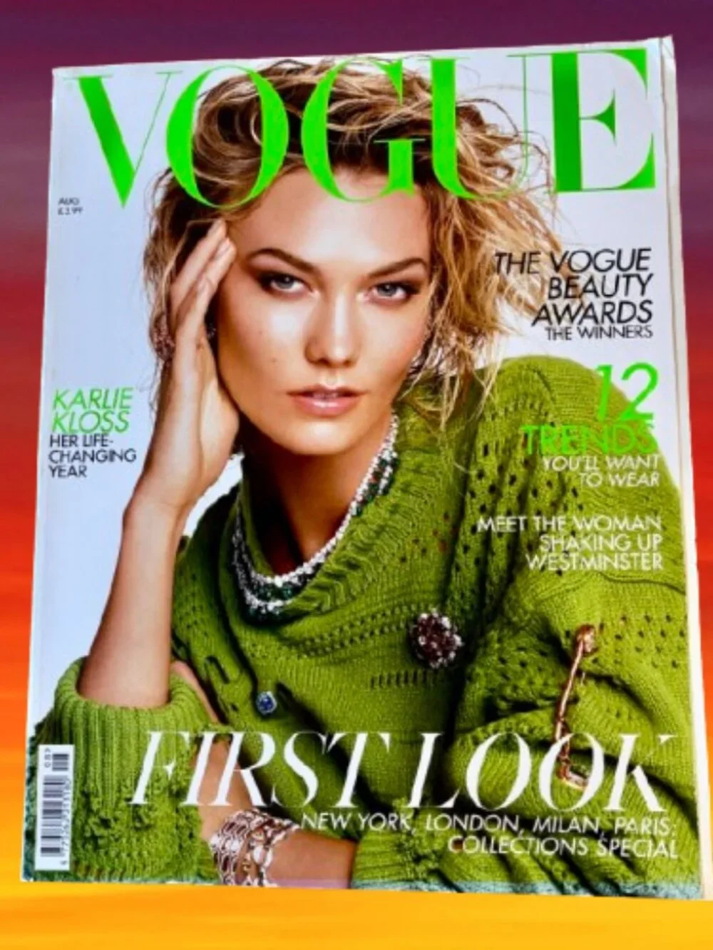 VOGUE Magazine UK British August 2019 KARLIE KLOSS